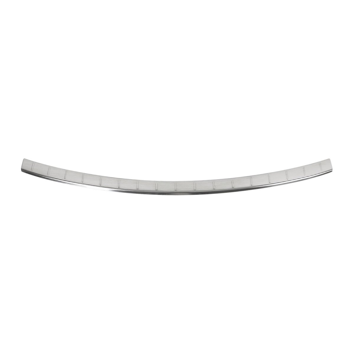 Mercedes GLE Class Rear Bumper Sill Cover - Omac - Brushed Silver - '15-'19